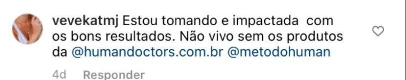 Human Doctor - comentário facebook'